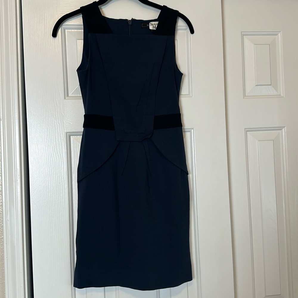 Bcbg business dress navy and black